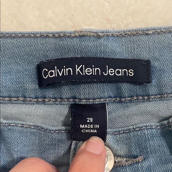 ✨ 3 for $20 Bundle Deal ✨ Calvin Klein Jeans Light Blue Boyfriend Fit - Picture 2 of 13